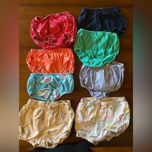 Lot of 8 diaper covers / shorts